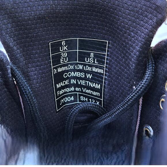 Dr. Martens Combs Nylon Combat Platform Boots 8 - Picture 5 of 11